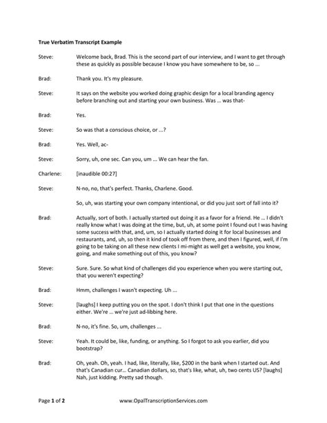 transcript only do not ask for video.